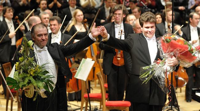 Valery Gergiev and Denis Matsuev (photo by Natasha Razina)