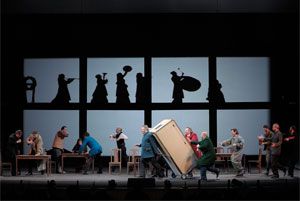 Scene from the opera <i>Dead Souls</i>