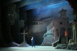 Scene from the opera La forza del destino