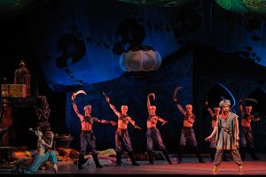 Scene from the ballet Schéhérazade 