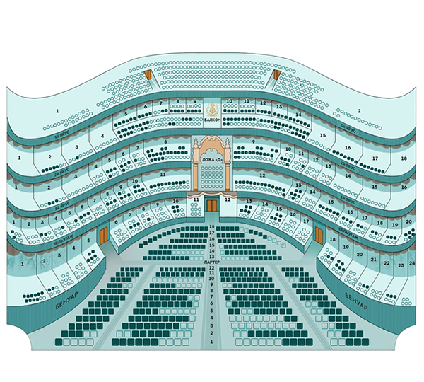 Мариинский театр схема зала
