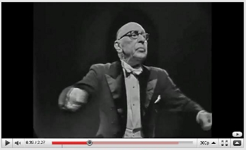 Igor Stravinsky conducting